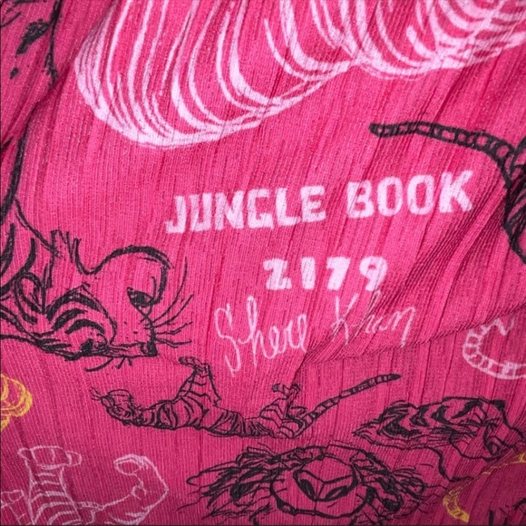 ZARA Disney Stories Collection Jungle Book Halter Top Pink Sleeveless Medium NWT - Picture 7 of 15